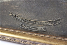Augusta National Clubhouse AP No. 3 Resin Bronze '1934-1984' by Artist Bill Waugh - Framed
