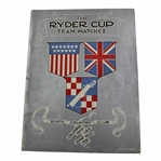 1931 Ryder Cup at Scioto Country Club Official Program - USA 9-3
