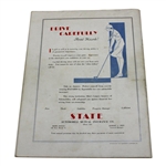 1931 Ryder Cup at Scioto Country Club Official Program - USA 9-3