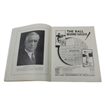 1933 Ryder Cup at Southport And Ainsdale Course Official Program - GB 6 1/2-5 1/2