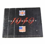 1949 Ryder Cup at Ganton Course Scarborough official Program - USA 7-5
