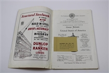 1961 Ryder Cup at Royal Lytham & St. Annes Golf Club official Program - USA 14 1/2-9 1/2