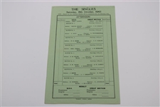 1961 Ryder Cup at Royal Lytham & St. Annes Golf Club official Program - USA 14 1/2-9 1/2