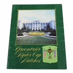 1979 Ryder Cup at Greenbrier official Program - USA 17-11