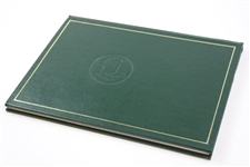 Gary Player & Arnold Palmer Signed 1978 Masters Green Annual Book JSA ALOA