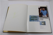 Gary Player & Arnold Palmer Signed 1978 Masters Green Annual Book JSA ALOA
