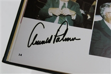 Gary Player & Arnold Palmer Signed 1978 Masters Green Annual Book JSA ALOA