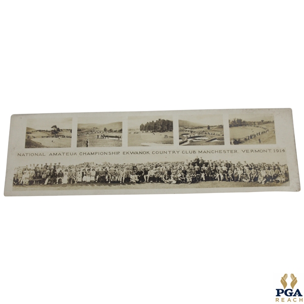 1914 National Amateur Championship Ekwanok Country Club Post Card
