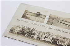 1914 National Amateur Championship Ekwanok Country Club Post Card