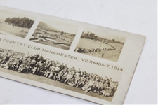 1914 National Amateur Championship Ekwanok Country Club Post Card