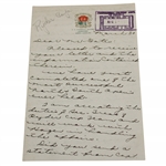 Horton Smith Signed 1930 Handwritten Letter to Mr Gates on The Carolina Letterhead JSA ALOA