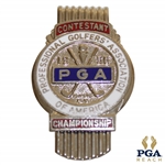 1956 PGA Championship at Blue Hill CC Contestant Badge/Clip - Jack Burke Jr. Winner