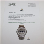 1956 PGA Championship at Blue Hill CC Contestant Badge/Clip - Jack Burke Jr. Winner