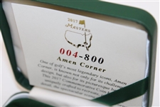 2017 Masters Tournament Ltd Ed Amen Corner Commemorative Coin #004/800 in Box w/Card