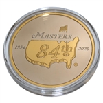 2020 Masters Tournament Ltd Ed Clubhouse Terrace Commemorative Coin #023/500 in Box w/Card