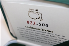 2020 Masters Tournament Ltd Ed Clubhouse Terrace Commemorative Coin #023/500 in Box w/Card
