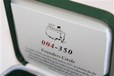 2021 Masters Tournament Ltd Ed Founders Circle Commemorative Coin #004/350 in Box w/Card