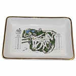 Vintage Augusta National Golf Club Course Aerial View Porcelain Plate/Tray