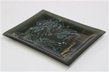 Classic Masters Tournament Course Aerial View Glass Dish/Tray