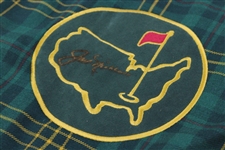 Jack Nicklaus Signed Masters Tournament Ltd Ed Tartan Collection Embroidered Flag JSA ALOA