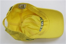 Masters Tournament GALLERY Yellow w/Green Stitch Writing Caddy Hat