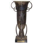 Helen Lengfelds Personal 1950 Original Casino De Juan Les Pins Large French Winners Trophy 