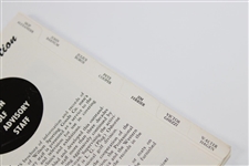 1953 Wilson Information Spiral Bound With Advisory Staff