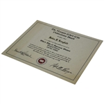 Helen Lengfeld's 1979-1980 Whos Who Of American Women Marquis Certificate