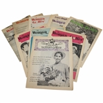Nine (9) 1972-1974 California Woman Golfer Issues Laura Baugh Turns Pro