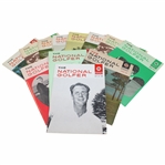 Twelve (12) 1958-1968 The National Golfer Magazine Issues Pebble Beach