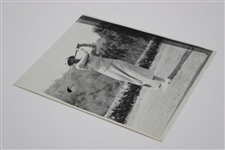 Helen Lengfeld Post-Swing Older Champion Women Photo w/Vintage L.P.G.A. Sticker