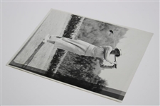 Helen Lengfeld Post-Swing Older Champion Women Photo w/Vintage L.P.G.A. Sticker