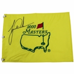 Tiger Woods Signed 2000 Masters Embroidered Flag - Huge Signature! JSA ALOA