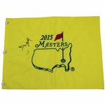 Jordan Speith Signed 2015 Masters Embroidered Flag JSA ALOA