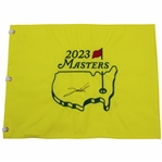Jon Rahm Signed 2023 Masters Embroidered Flag JSA ALOA