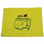Danny Willett Signed 2016 Masters Embroidered Flag JSA ALOA