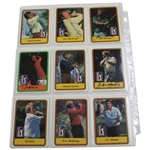 Complete Signed Full Set of 1981 Donruss PGA Tour Pro Set Cards - Nicklaus Rookie JSA ALOA