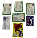 Complete Signed Full Set of 1981 Donruss PGA Tour Pro Set Cards - Nicklaus Rookie JSA ALOA