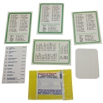 Complete Signed Full Set of 1981 Donruss PGA Tour Pro Set Cards - Nicklaus Rookie JSA ALOA