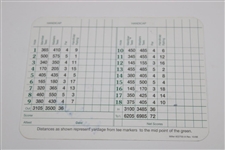 Gary Player, Fuzzy Zoeller, Billy Casper & 3 Others Signed Augusta National Scorecard JSA ALOA
