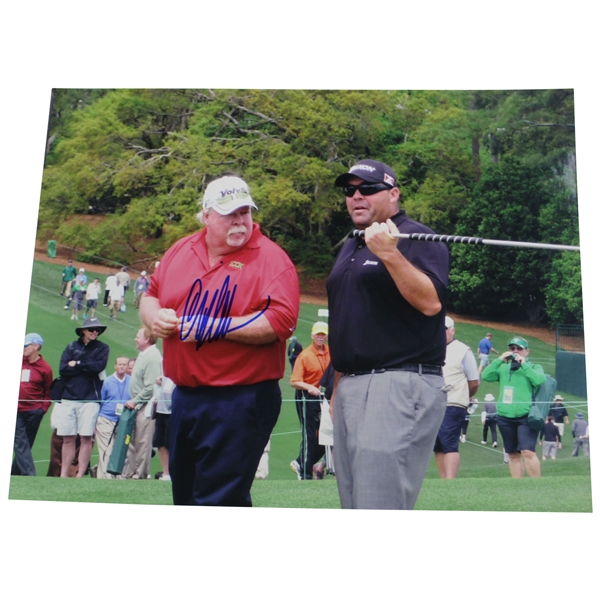Craig Stadler Signed Photo w/ Son Kevin at The Masters JSA ALOA