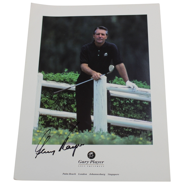 Gary Player Signed Photo JSA ALOA