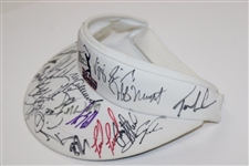 Payne Stewart, Phil Mickelson, Tom Watson & Others Signed Tour Championship Visor JSA ALOA