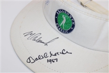 Mark Calcavecchia, Bob Charles & 2 Others Signed Bell South Classic Visor JSA ALOA