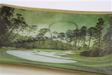 Bernhard Langer Signed Augusta National Glass Dish In Boxes JSA ALOA