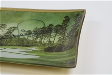 Bernhard Langer Signed Augusta National Glass Dish In Boxes JSA ALOA