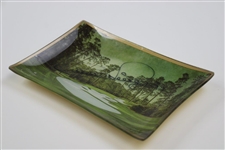 Bernhard Langer Signed Augusta National Glass Dish In Boxes JSA ALOA