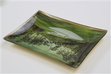 Bernhard Langer Signed Augusta National Glass Dish In Boxes JSA ALOA