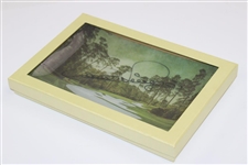 Bernhard Langer Signed Augusta National Glass Dish In Boxes JSA ALOA