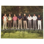 Palmer, Player, Watson & Others Signed 11x14 Original Photo by Tom Treick JSA ALOA